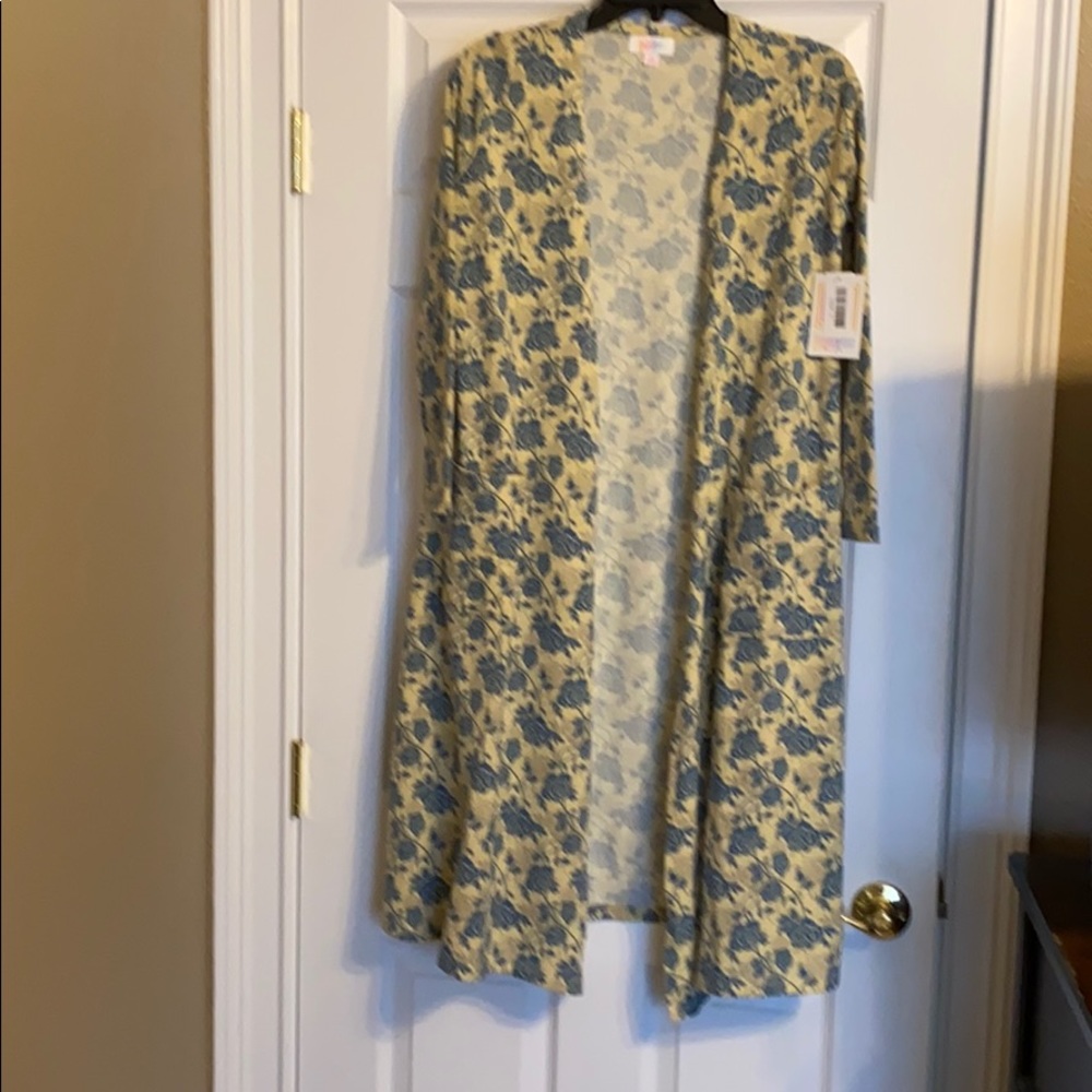 Lula roe sweater Sarah cardigan size small
